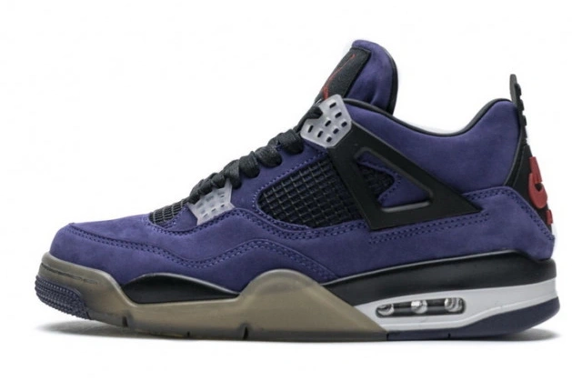 AJ4-766302 Jordan Retro Air Scott 4 Travis Purple x 0809